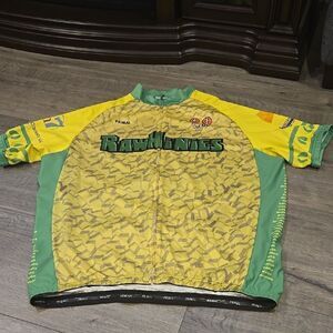 Mens Promal Cycling Jersey - Yellow and Green 2XL
